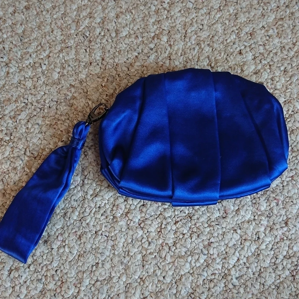 BCBG MaxAzria royal blue color clutch